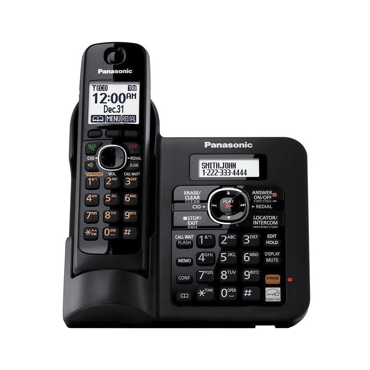 تلفن بیسیم پاناسونیک مدل Panasonic-KX-TG3821BX ساخت مالزی