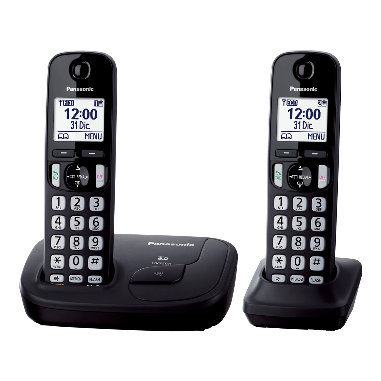 تلفن بیسیم پاناسونیک مدل Panasonic-KX-TGD212-2